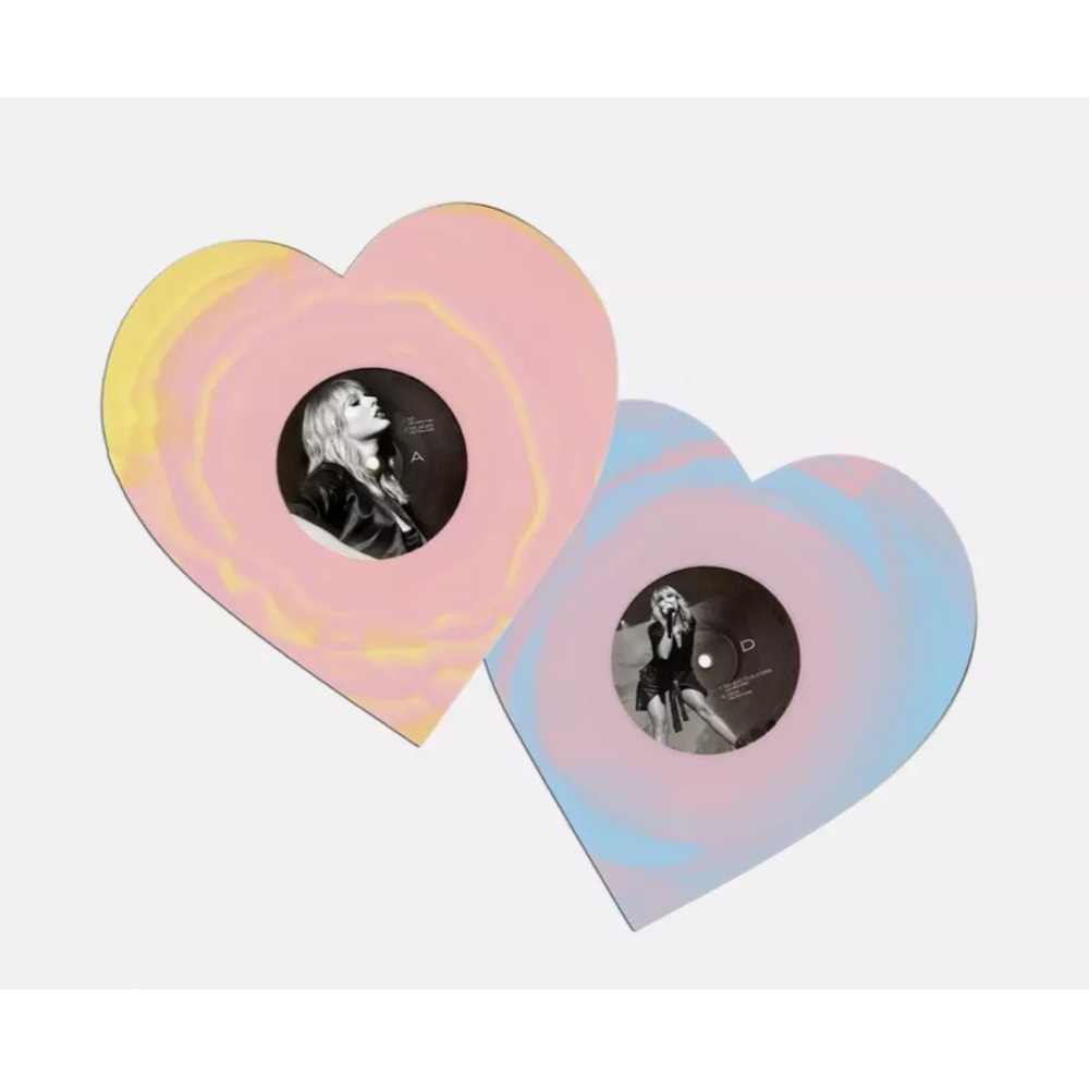 Taylor Swift Lover Live From Paris LLFP Heart Shaped Vinyl